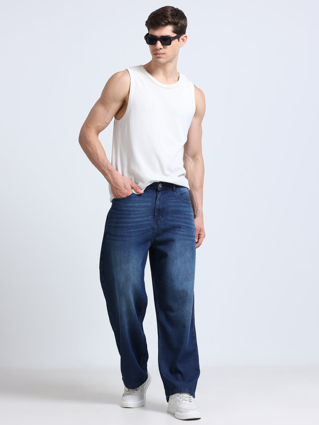 INDUSPOLO MEN BAGGY FIT DENIM