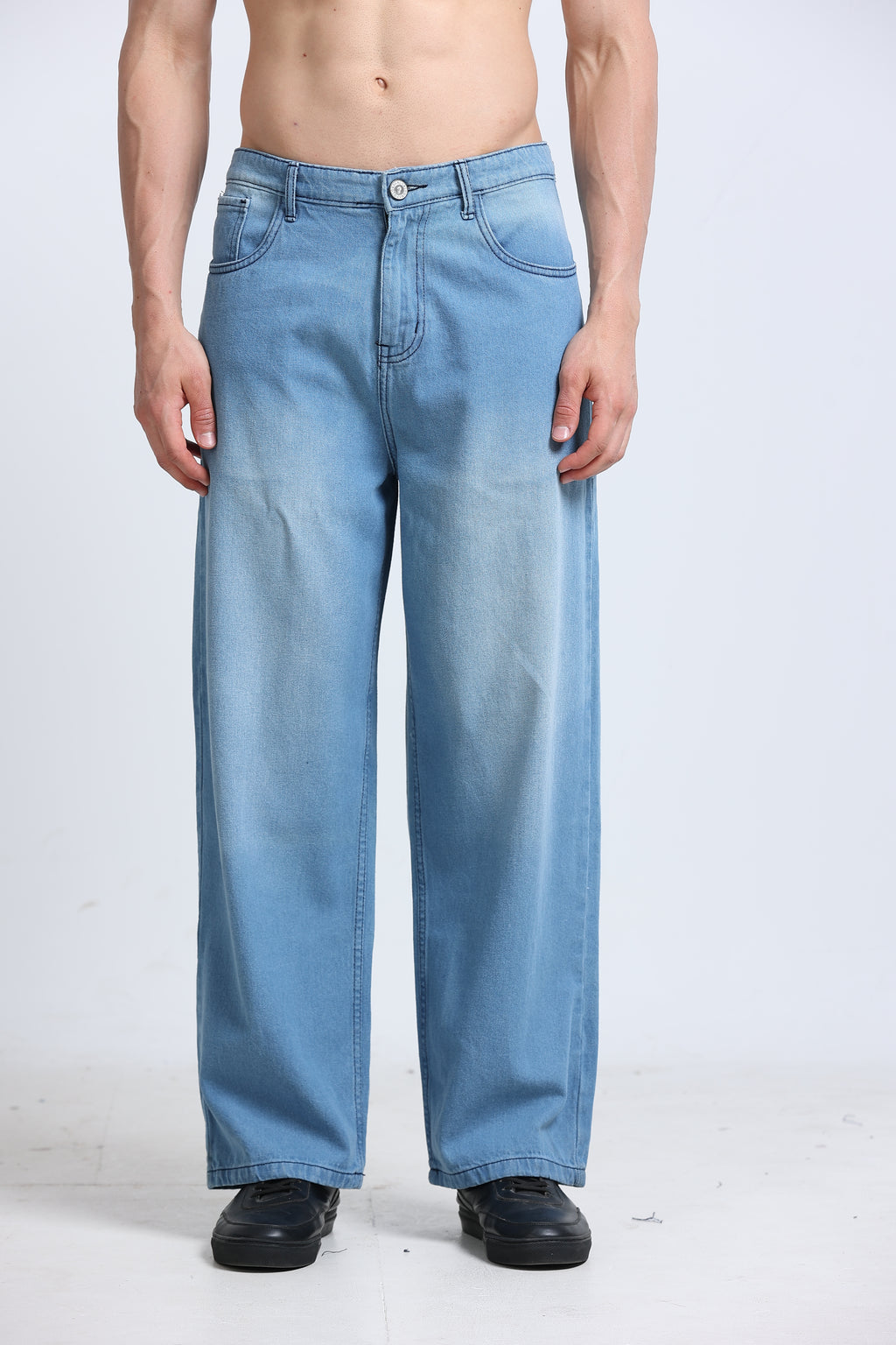 INDUSPOLO MEN BAGGY FIT DENIM