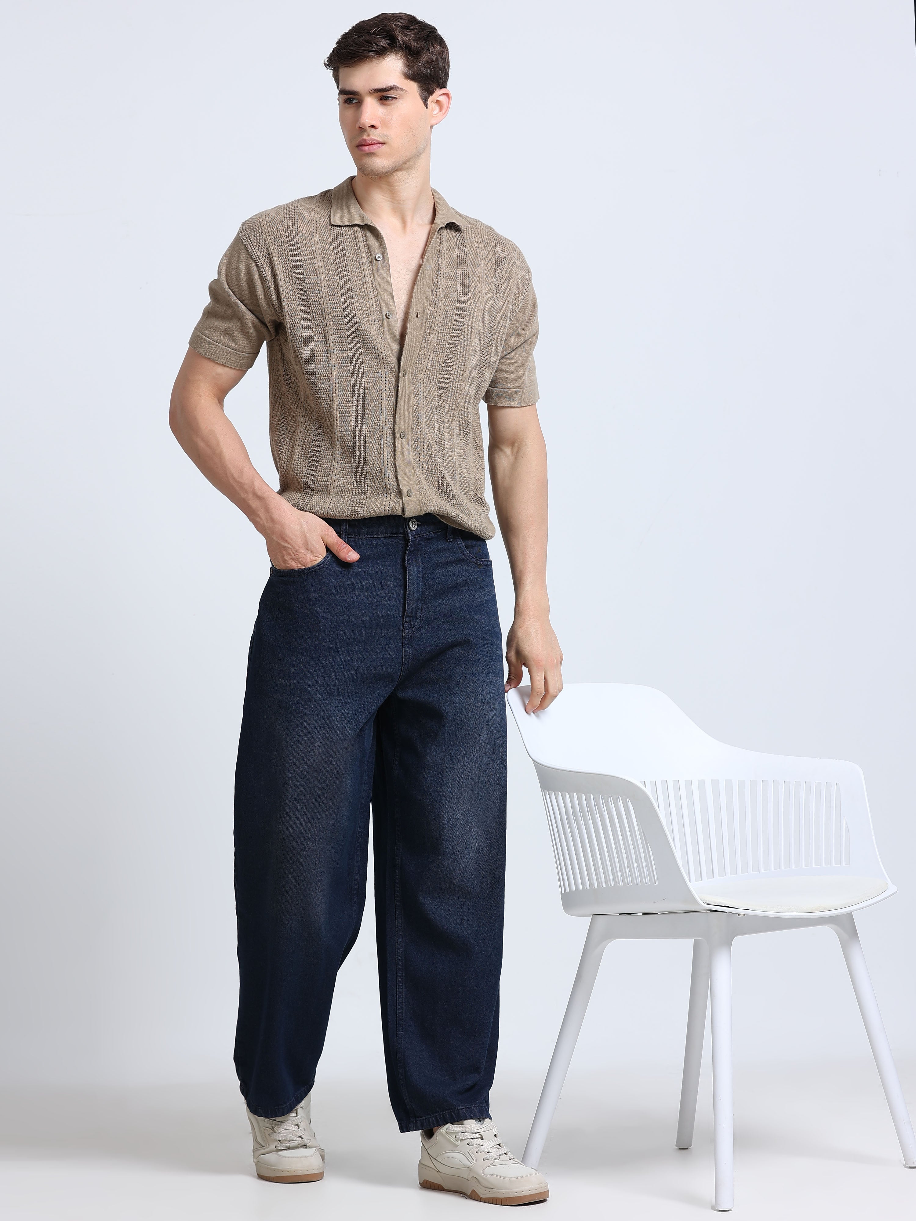 INDUSPOLO MEN BAGGY FIT DENIM