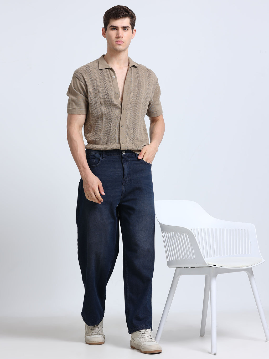 INDUSPOLO MEN BAGGY FIT DENIM