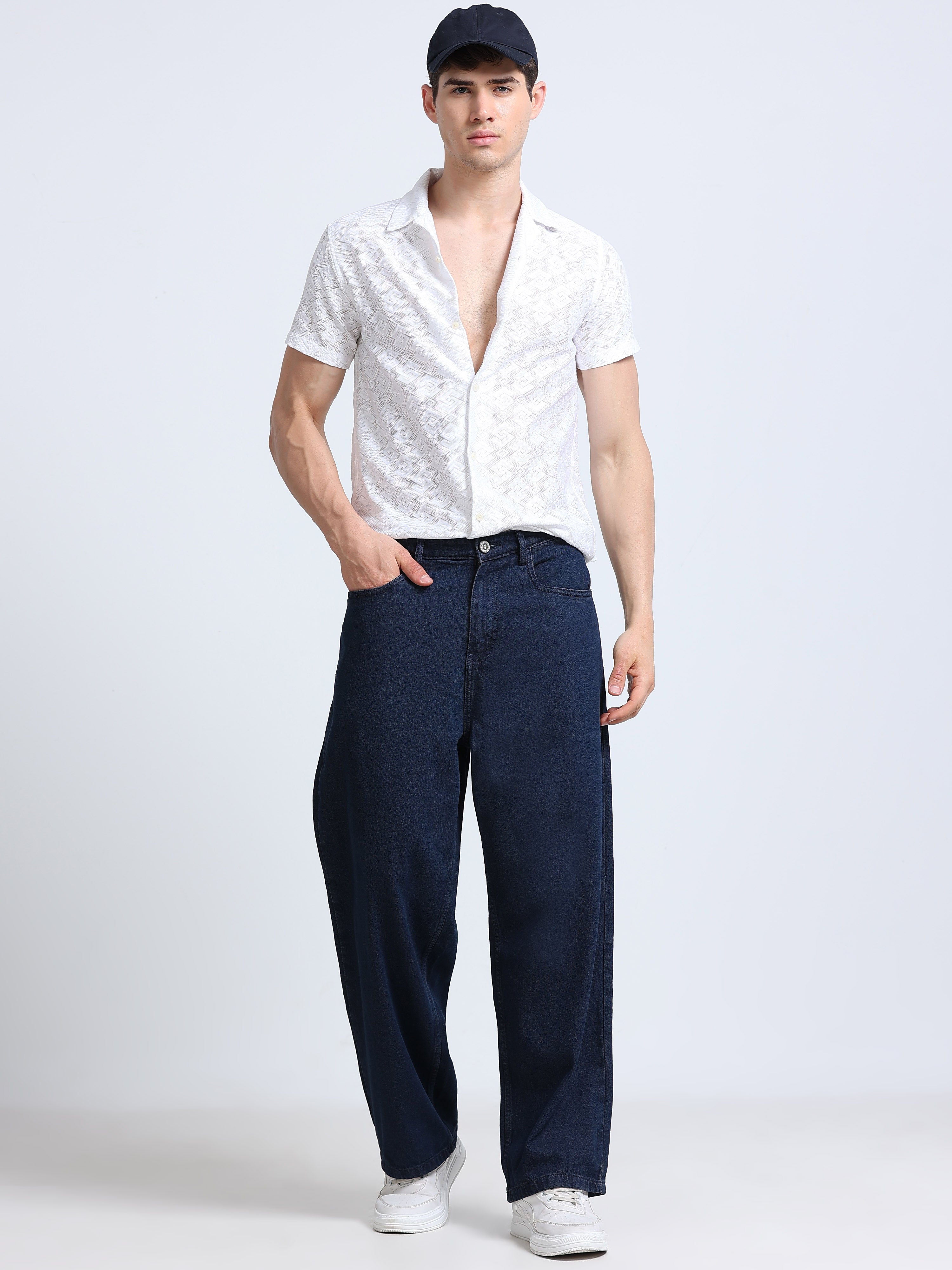INDUSPOLO MEN BAGGY FIT DENIM