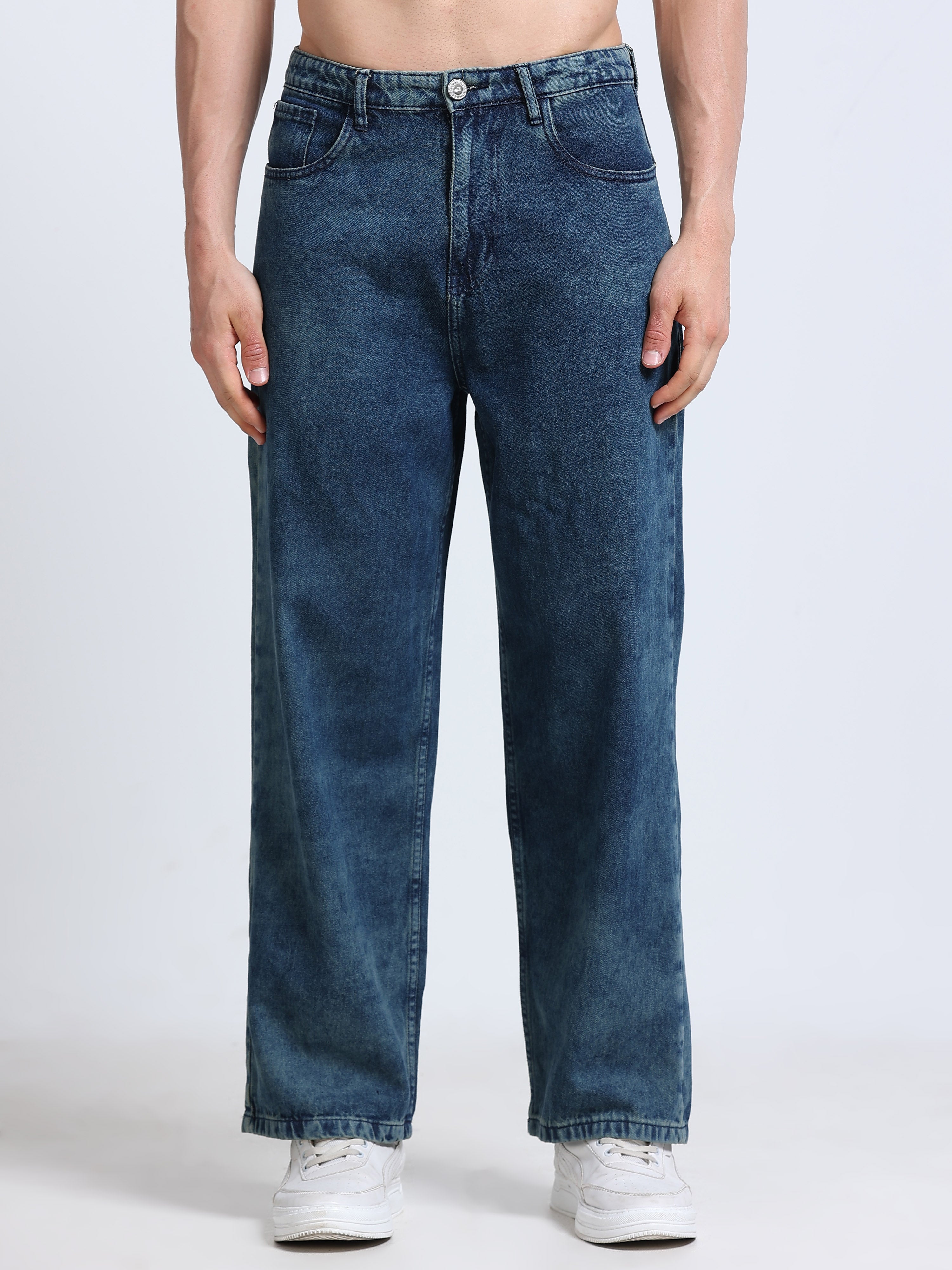 INDUSPOLO MEN BAGGY FIT DENIM