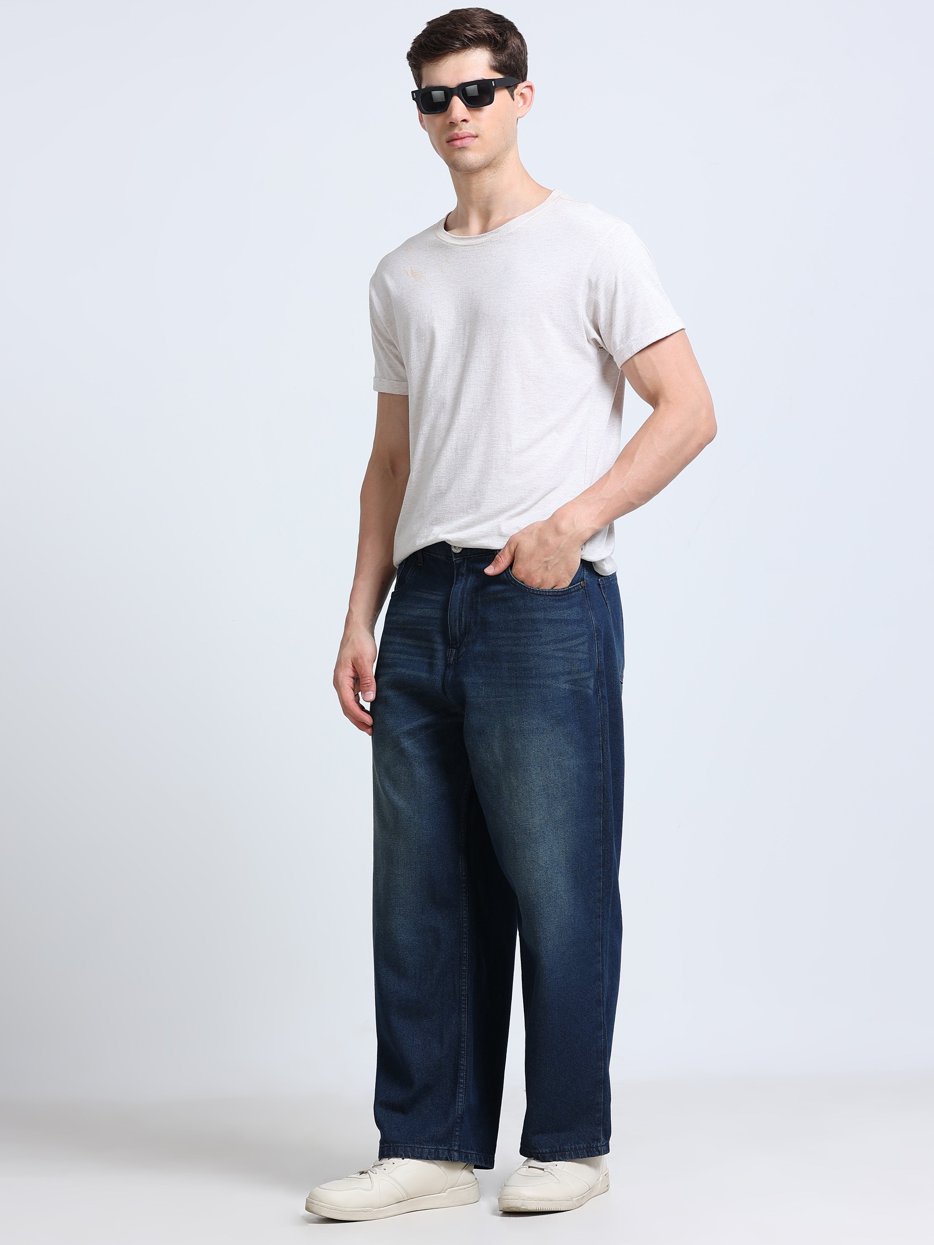INDUSPOLO MEN BAGGY FIT DENIM
