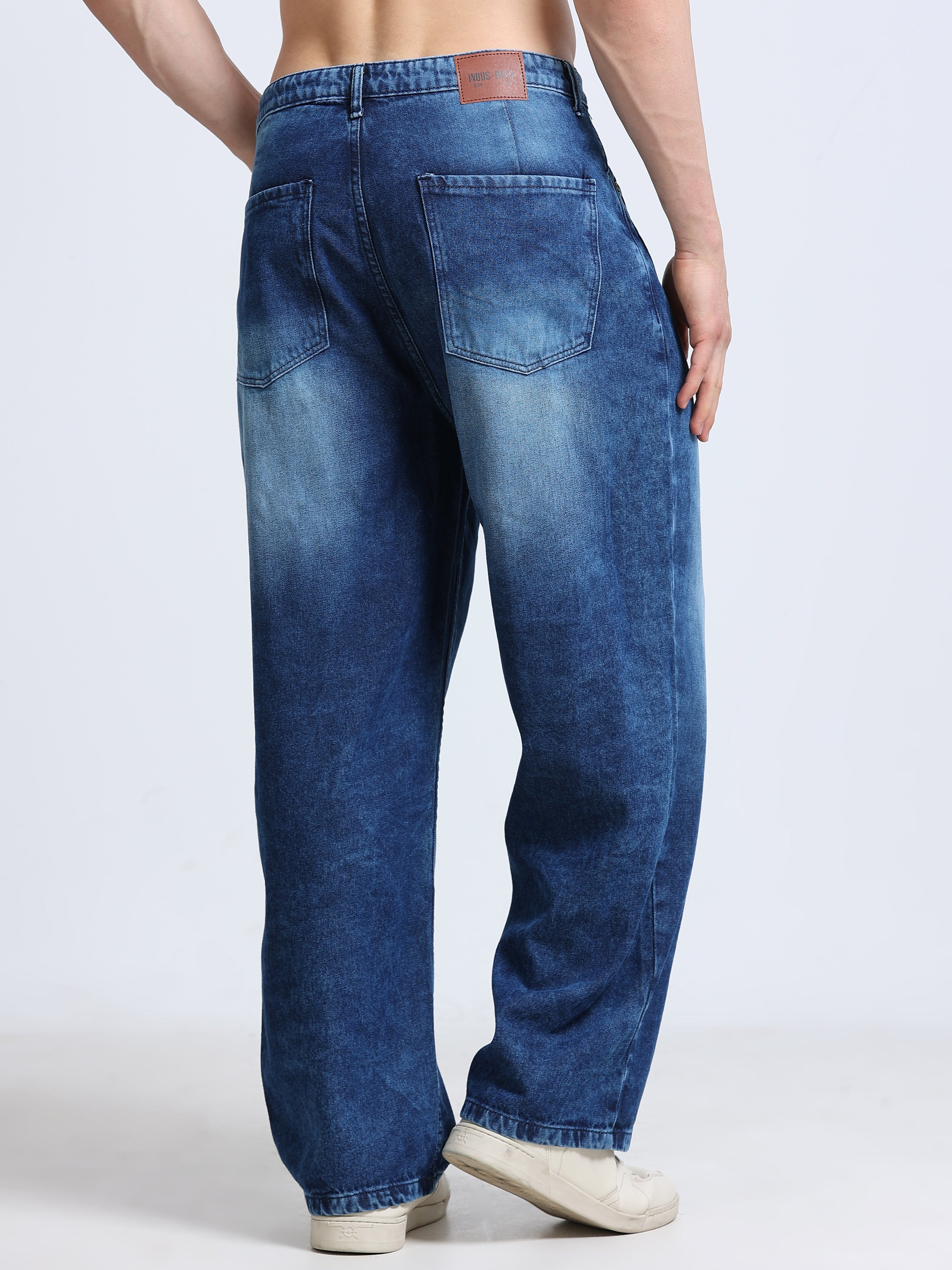 INDUSPOLO MEN BAGGY FIT DENIM