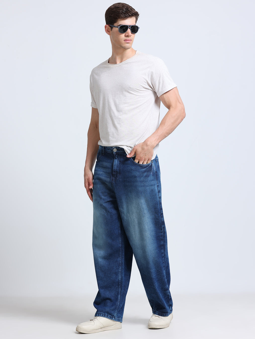 INDUSPOLO MEN BAGGY FIT DENIM