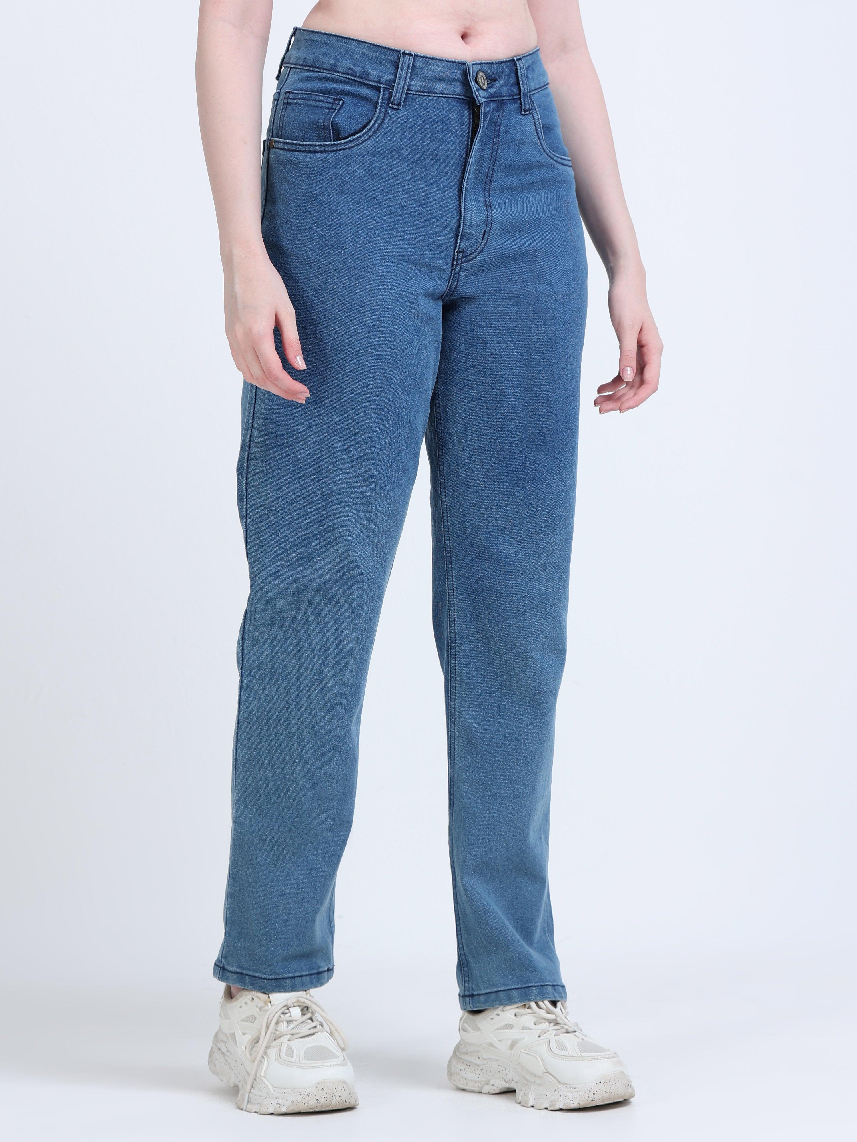 INDUSPOLO MOM FIT WOME'S DENIM
