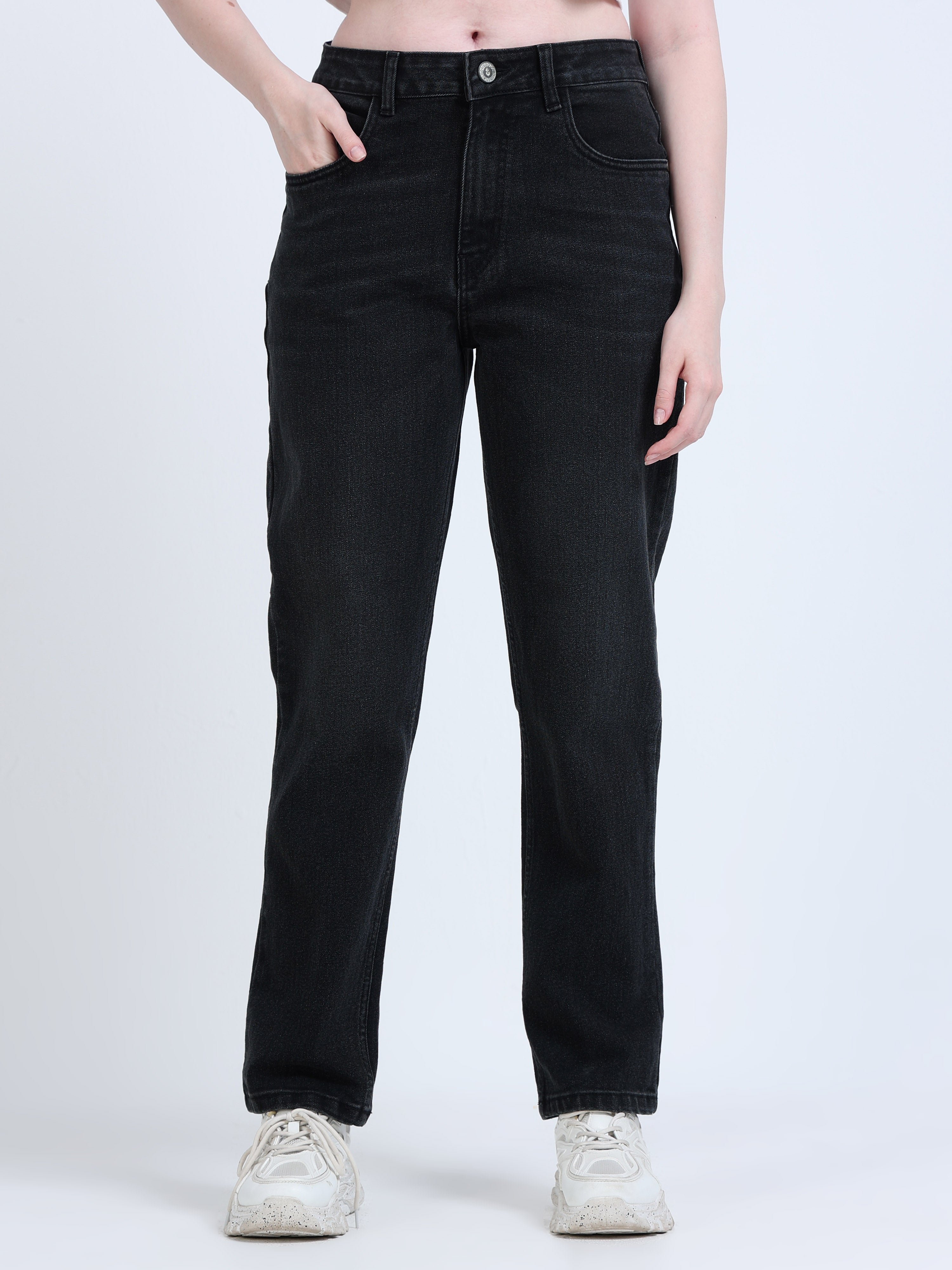 INDUSPOLO MOM FIT WOMEN'S DENIM