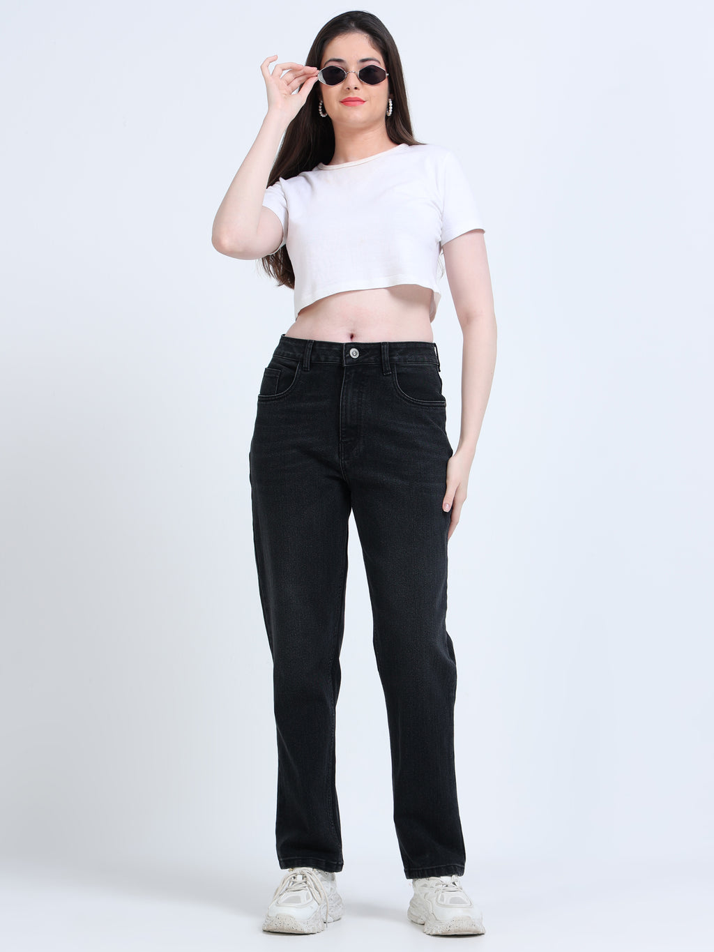 INDUSPOLO MOM FIT WOMEN'S DENIM