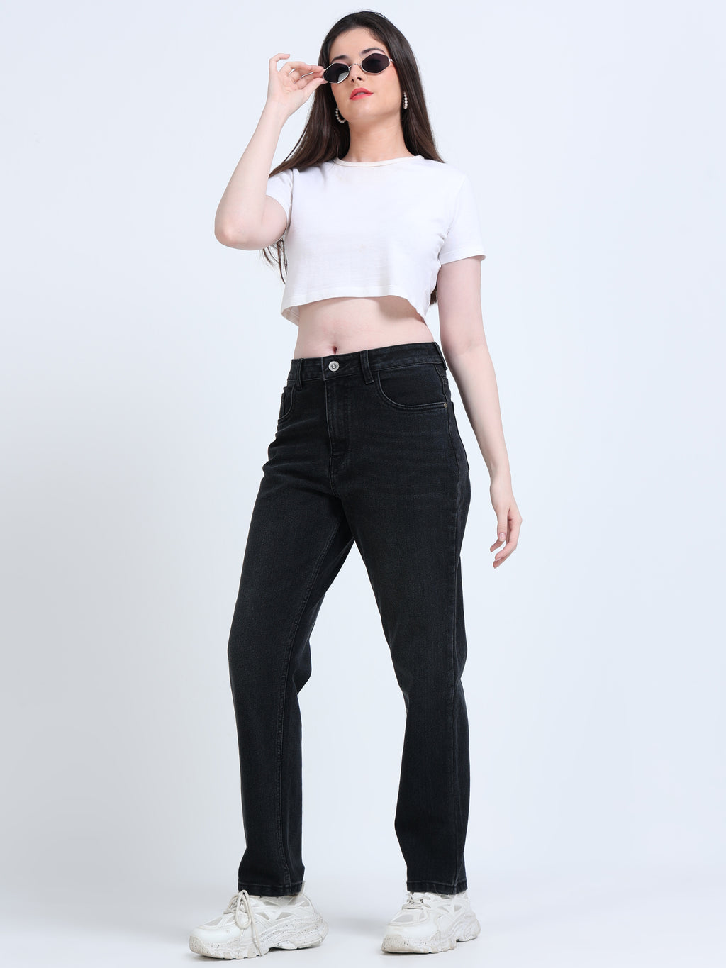 INDUSPOLO MOM FIT WOMEN'S DENIM