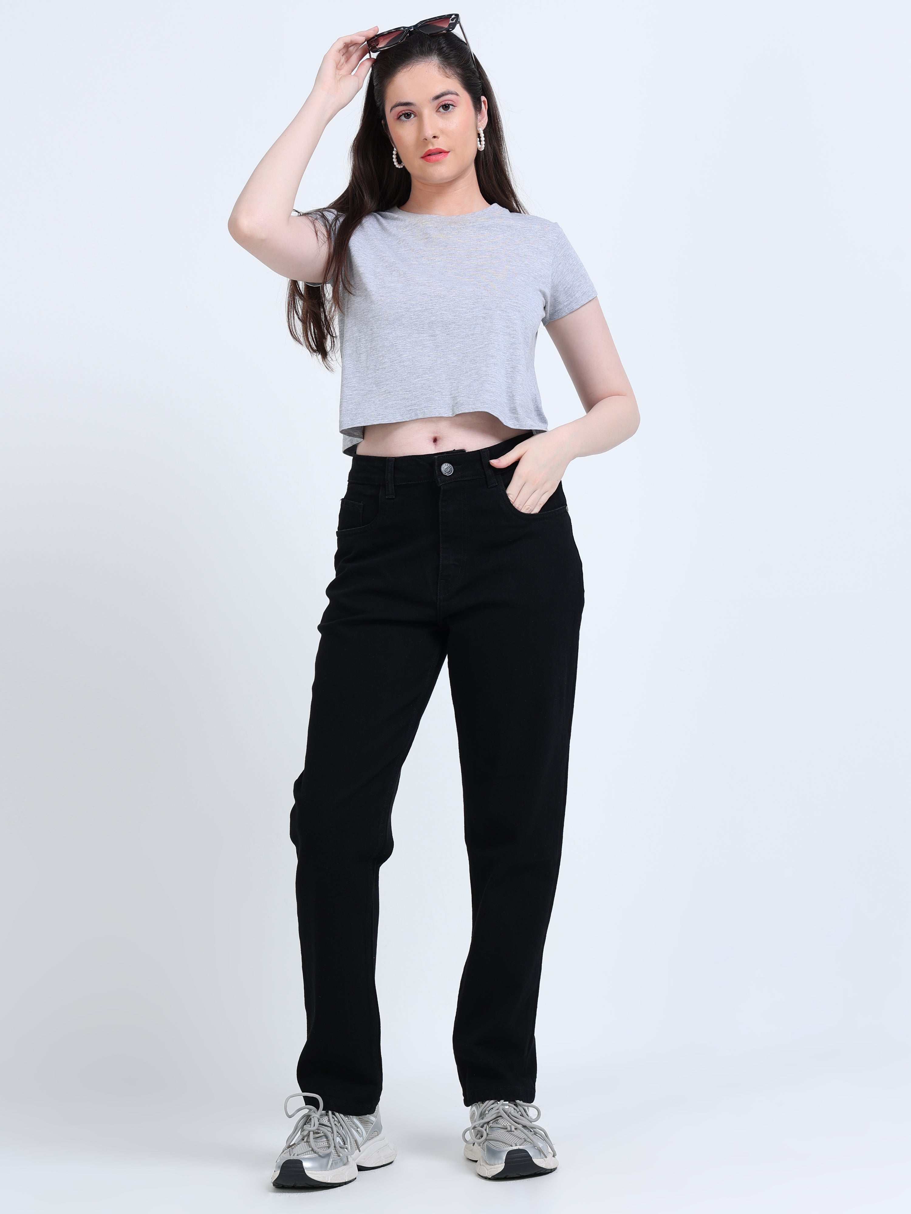 INDUSPOLO MOM FIT WOMEN'S DENIM