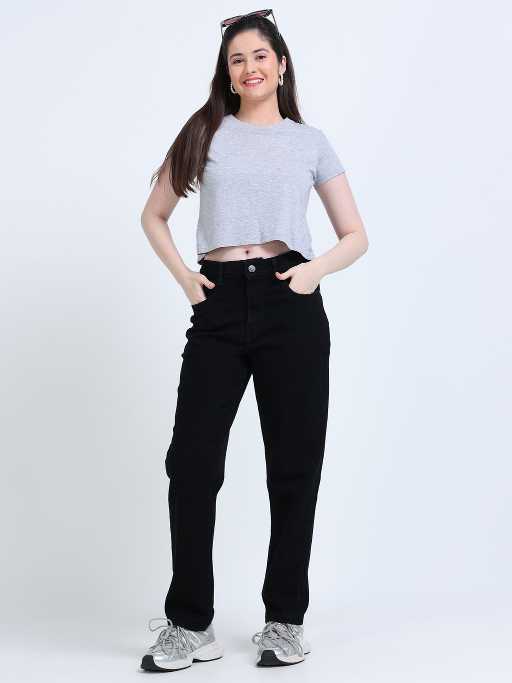 INDUSPOLO MOM FIT WOMEN'S DENIM