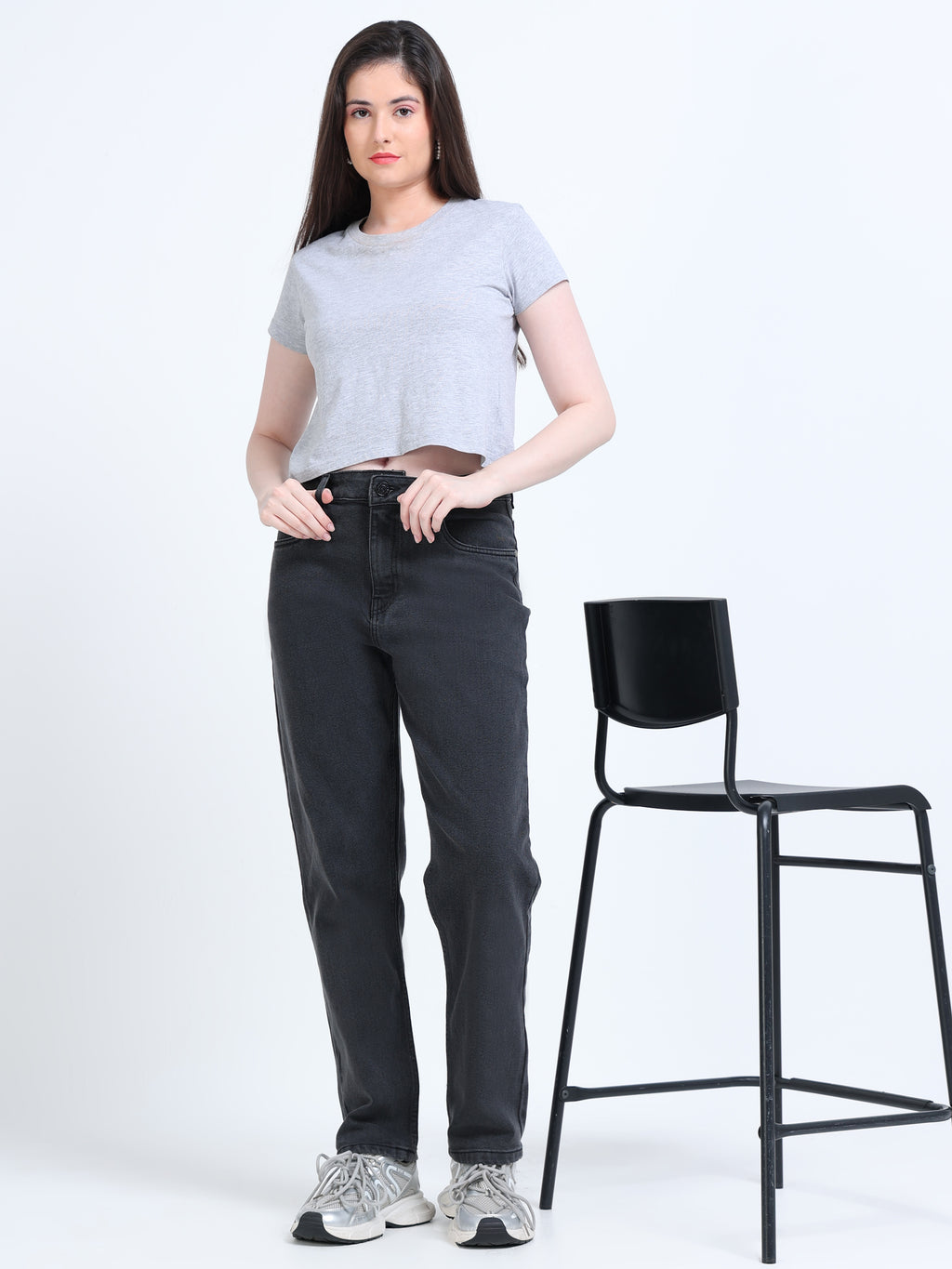 INDUSPOLO MOM FIT WOMEN'S DENIM