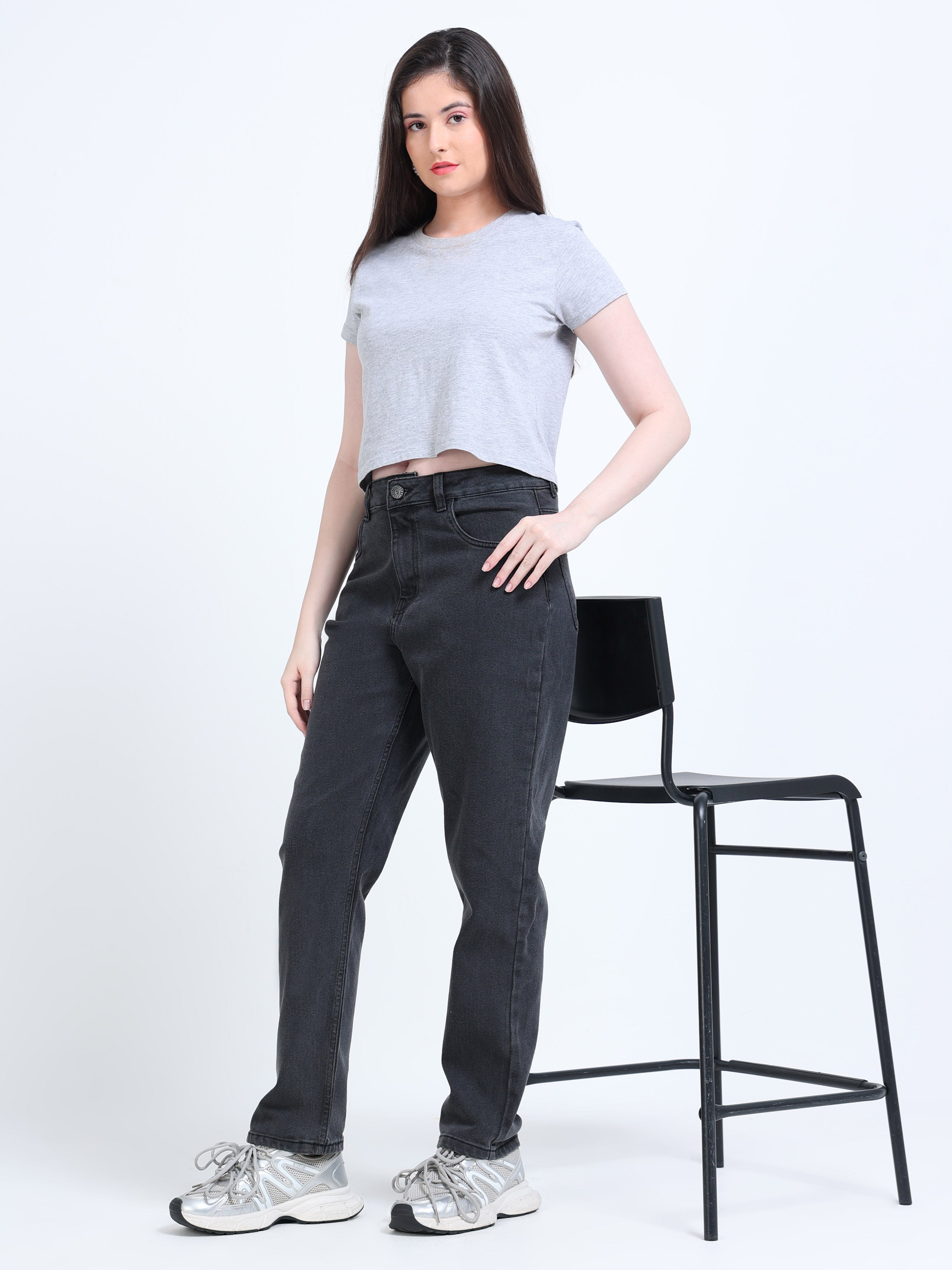 INDUSPOLO MOM FIT WOMEN'S DENIM