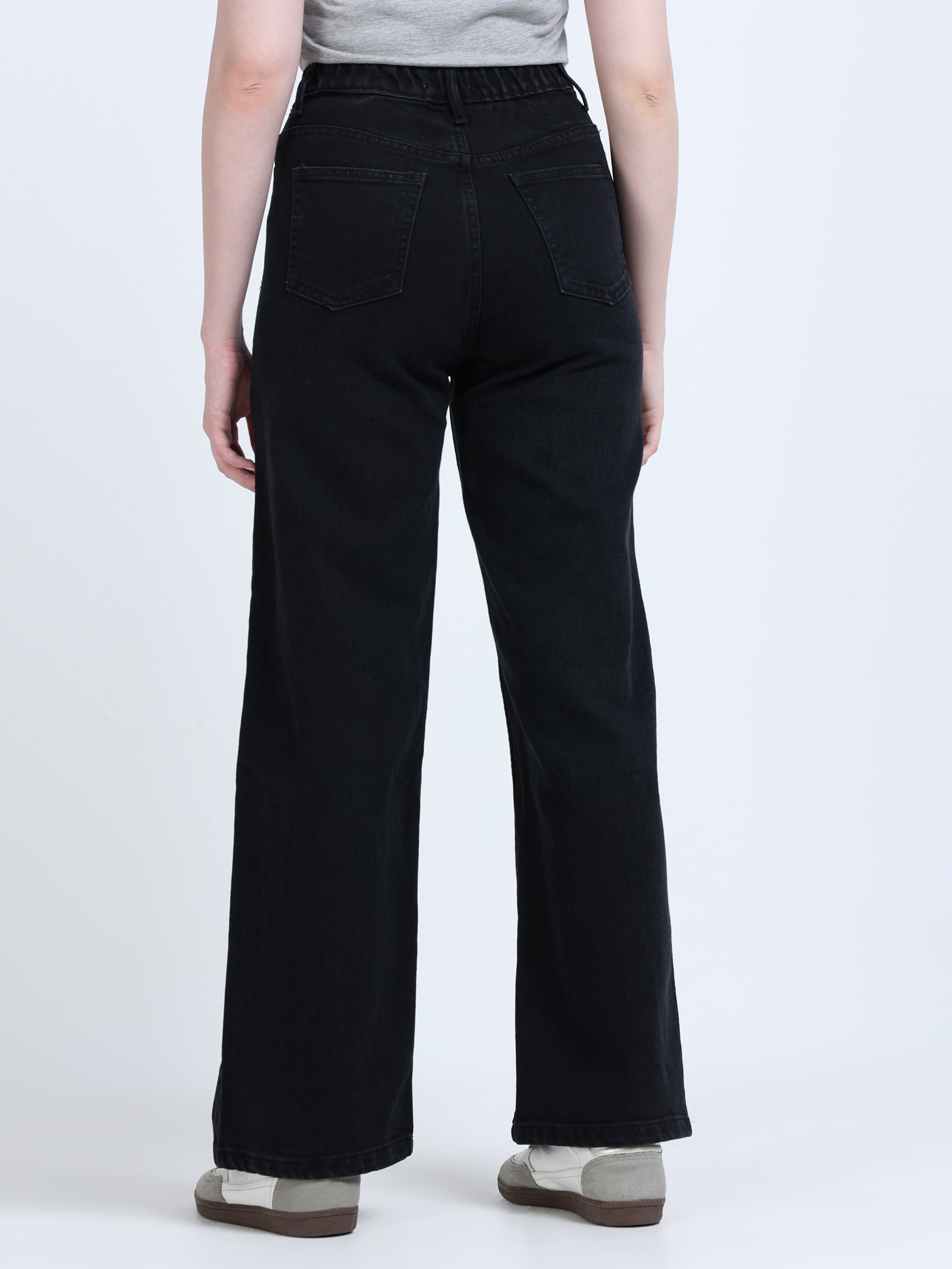 INDUSPOLO WIDE LEG FIT WOMEN'S DENIM