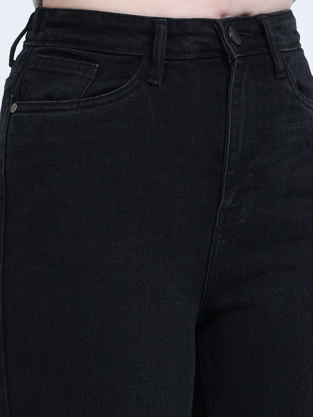 INDUSPOLO WIDE LEG FIT WOMEN'S DENIM