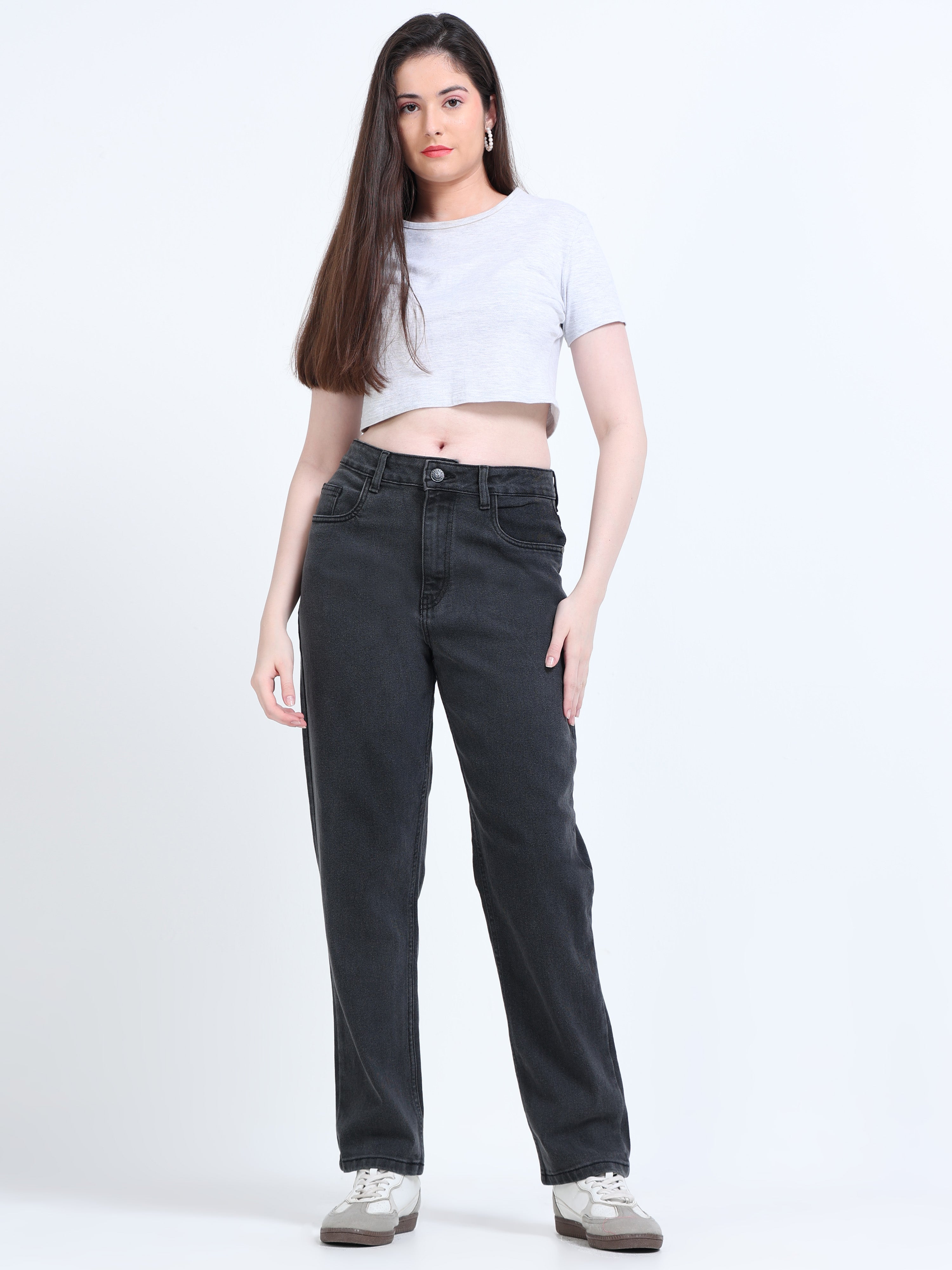INDUSPOLO MOM FIT WOMEN'S DENIM