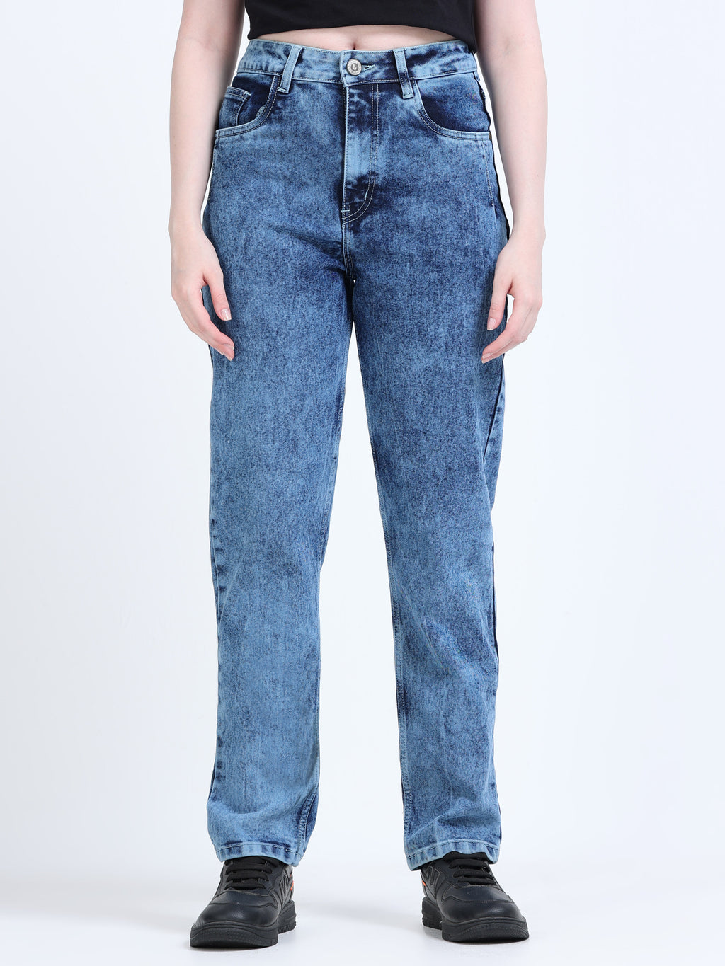 INDUSPOLO MOM FIT WOMEN'S DENIM