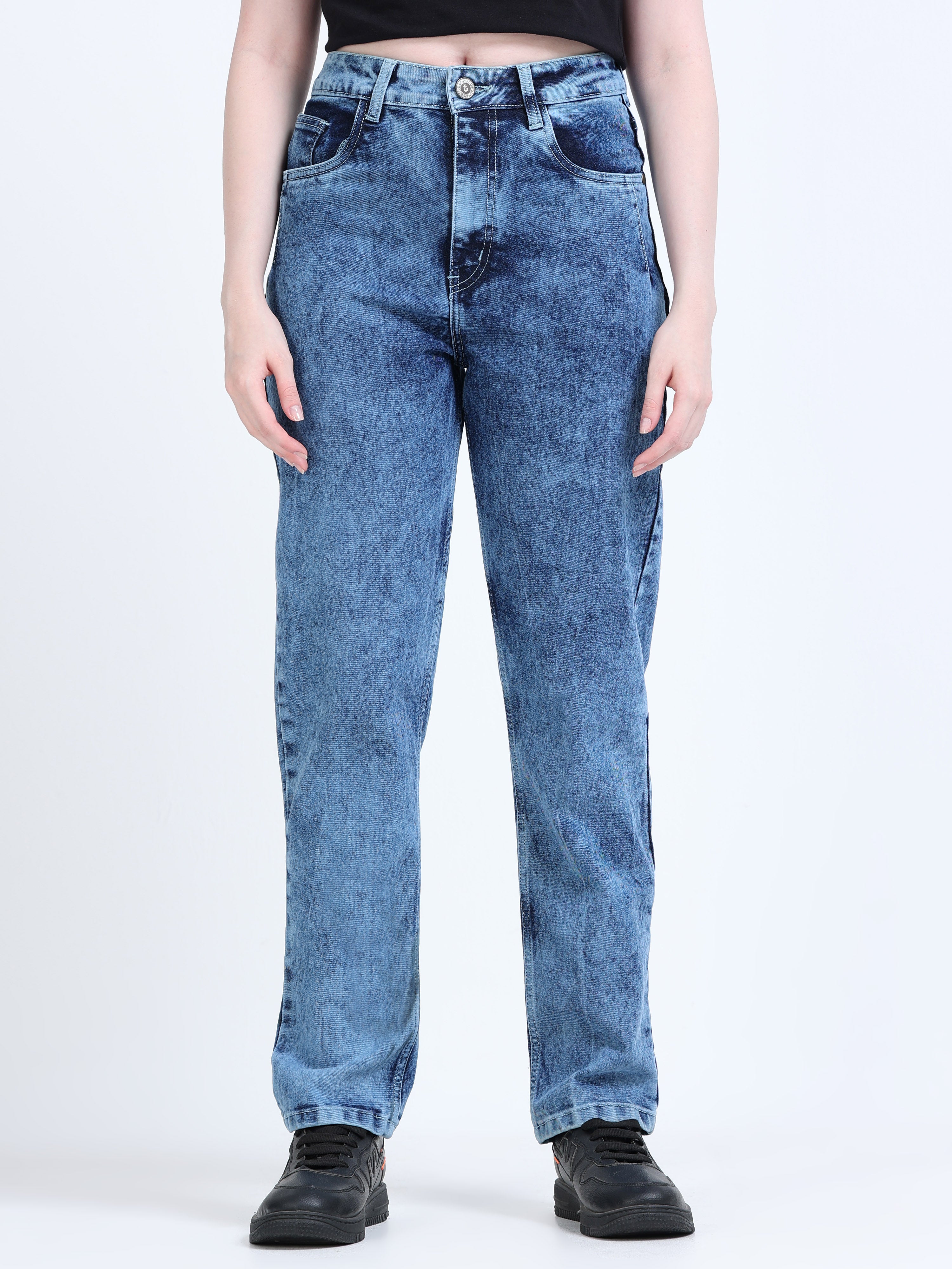 INDUSPOLO MOM FIT WOMEN'S DENIM