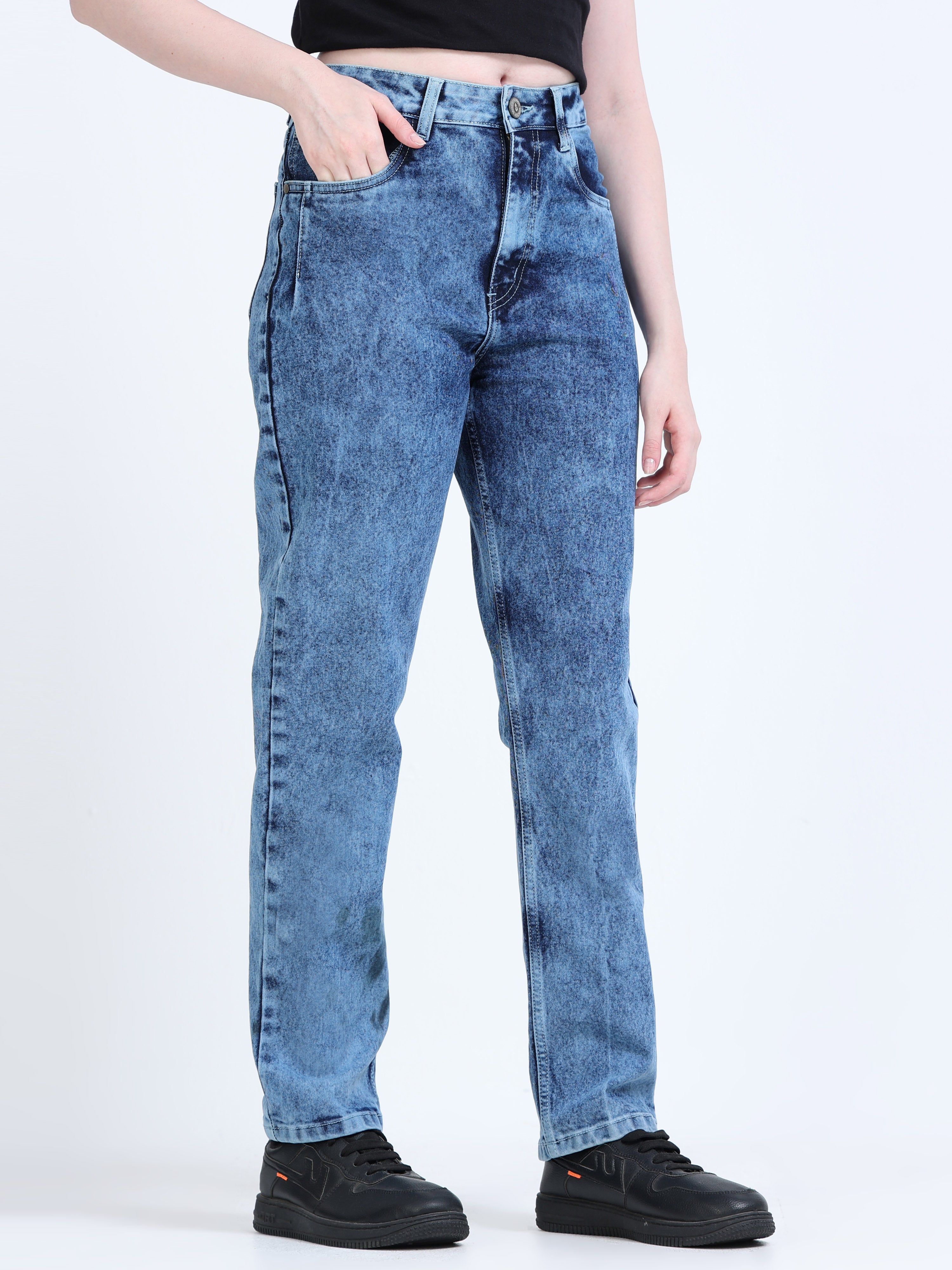 INDUSPOLO MOM FIT WOMEN'S DENIM