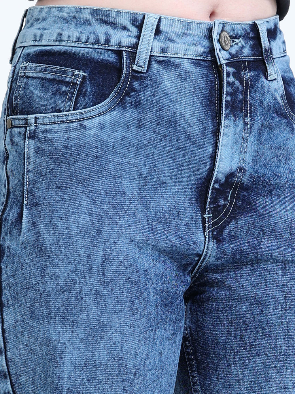 INDUSPOLO MOM FIT WOMEN'S DENIM