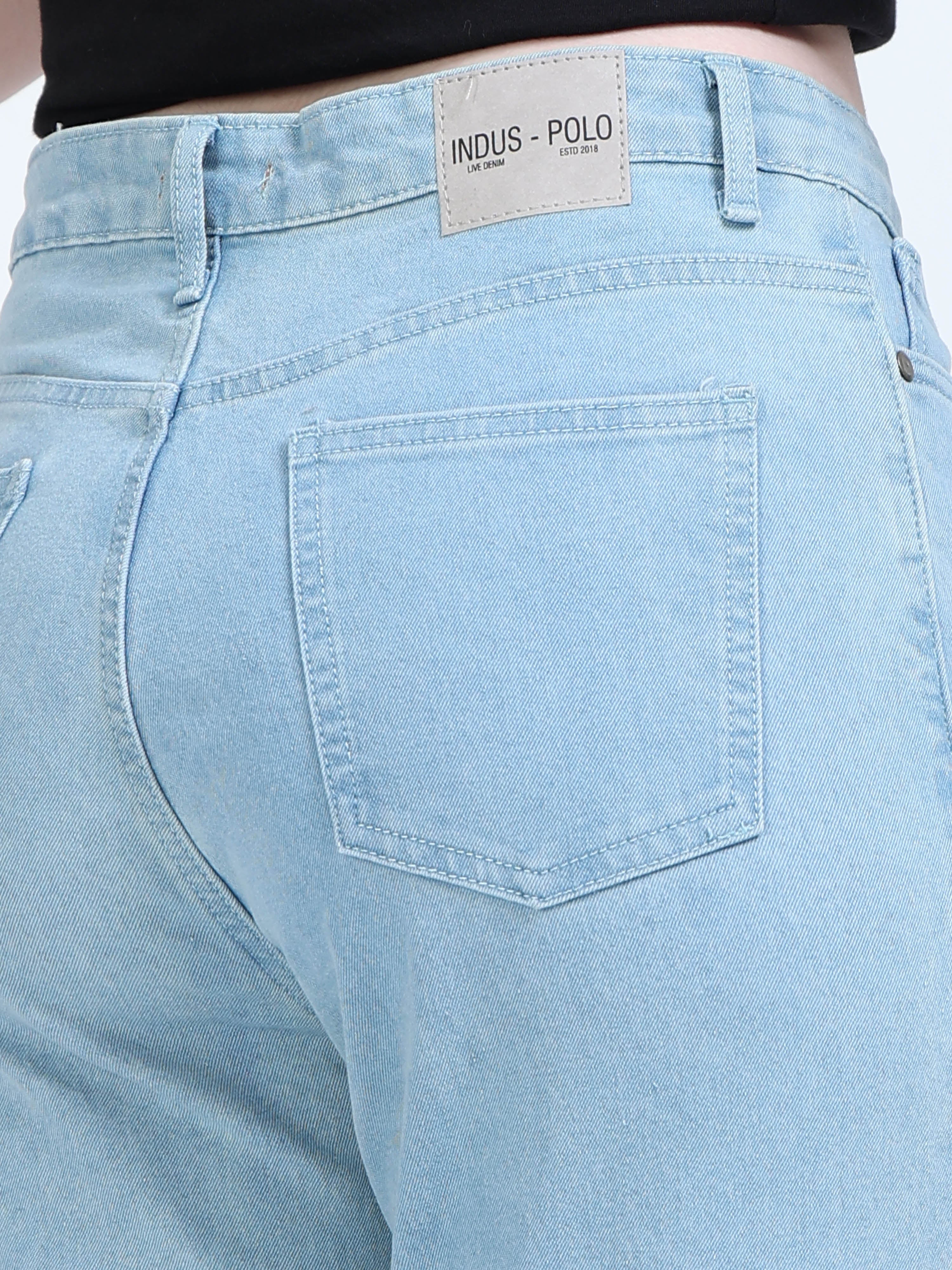 INDUSPOLO WOMEN SLIM FIT DENIM
