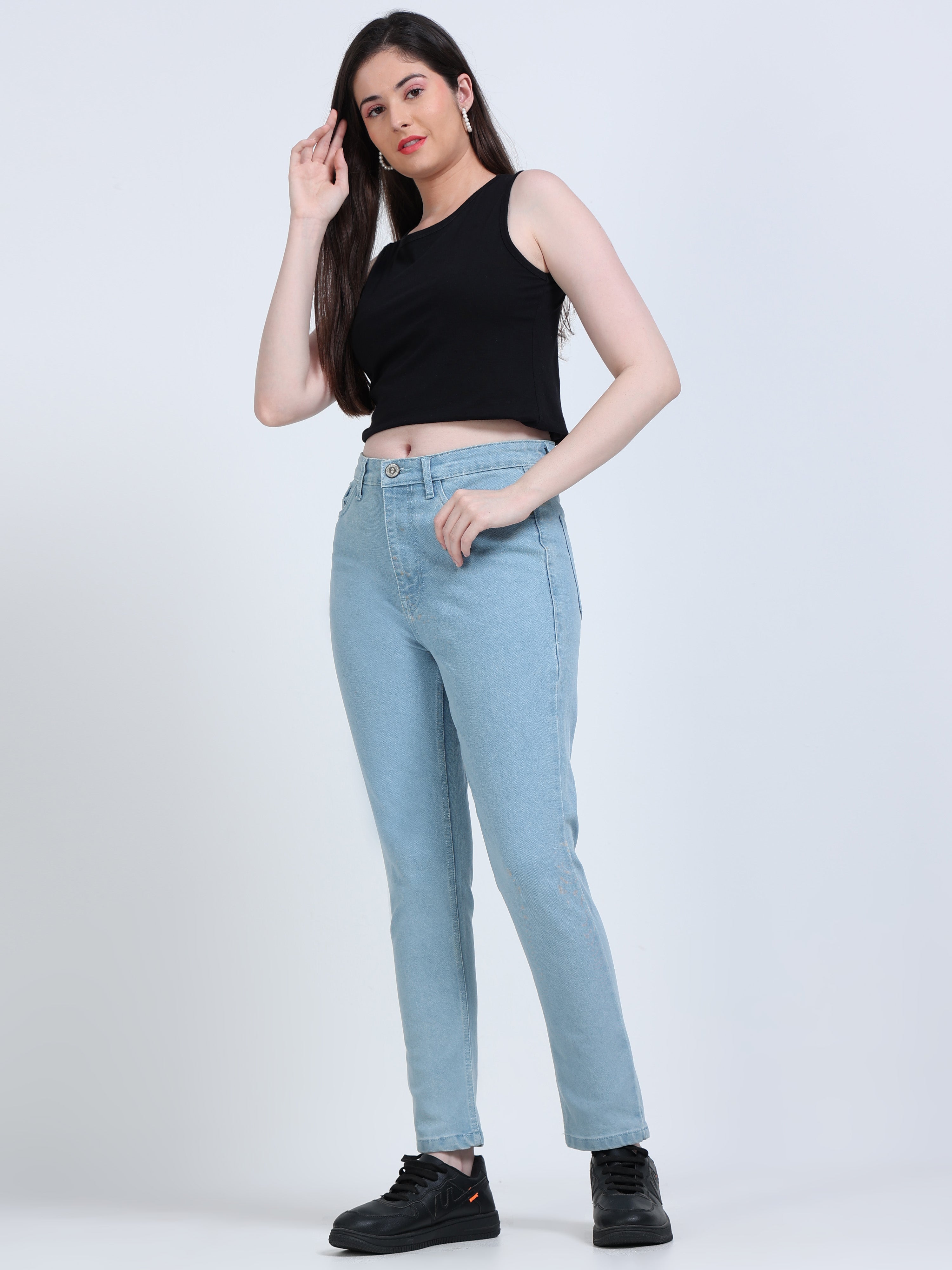 INDUSPOLO WOMEN SLIM FIT DENIM