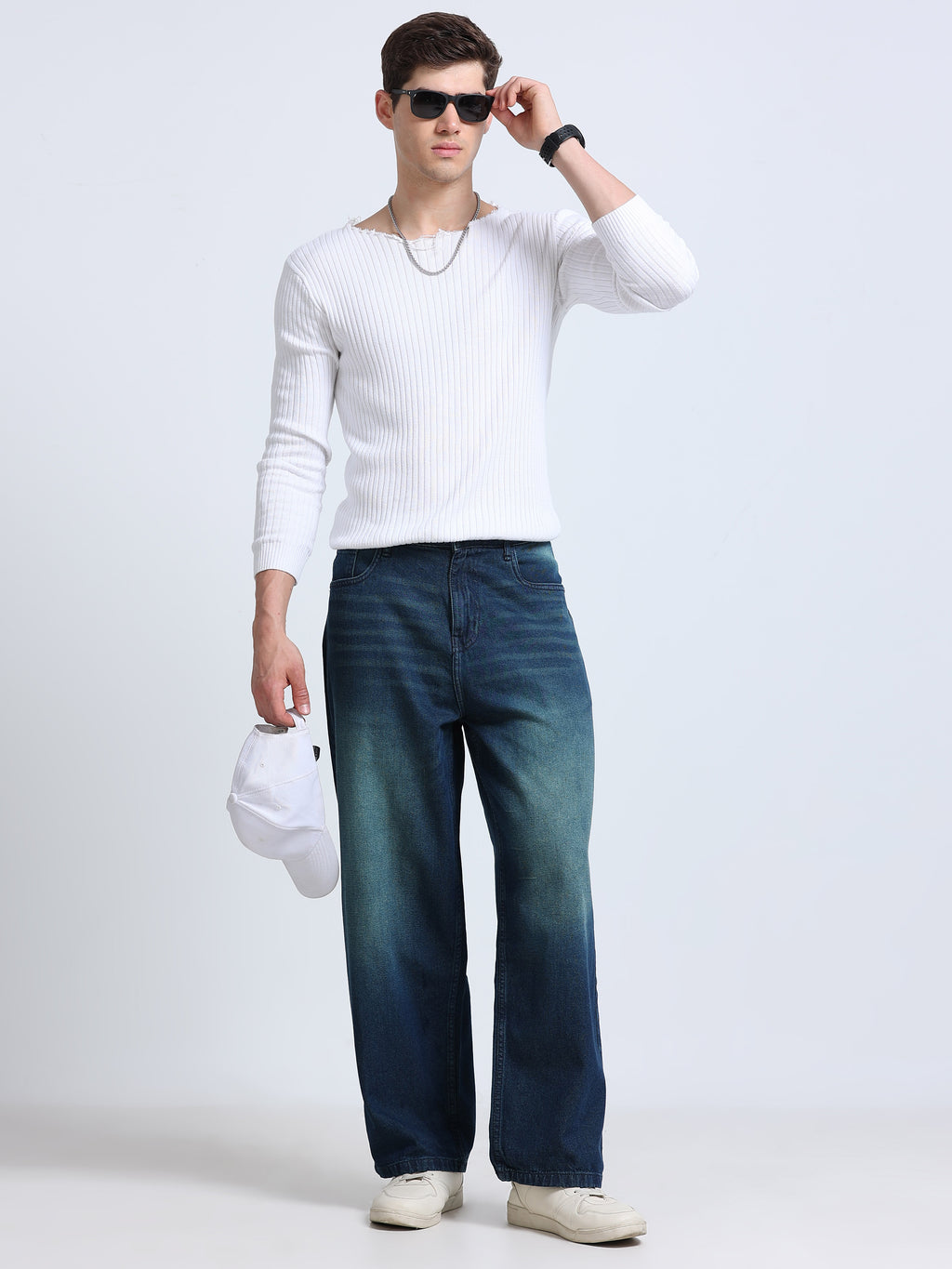 INDUSPOLO MEN BAGGY FIT DENIM