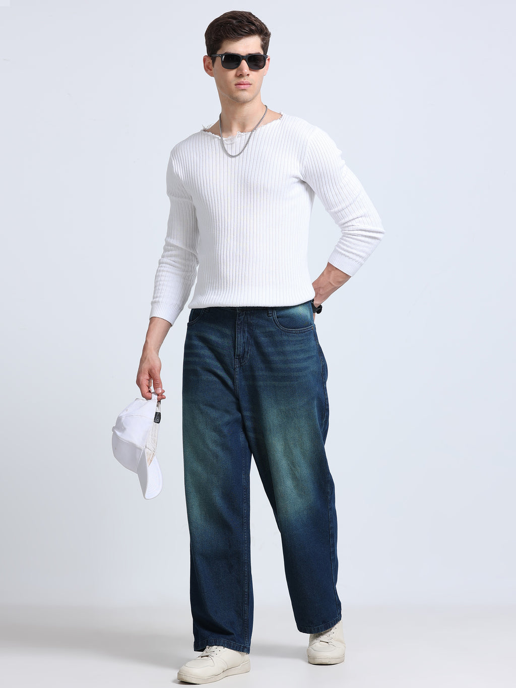 INDUSPOLO MEN BAGGY FIT DENIM