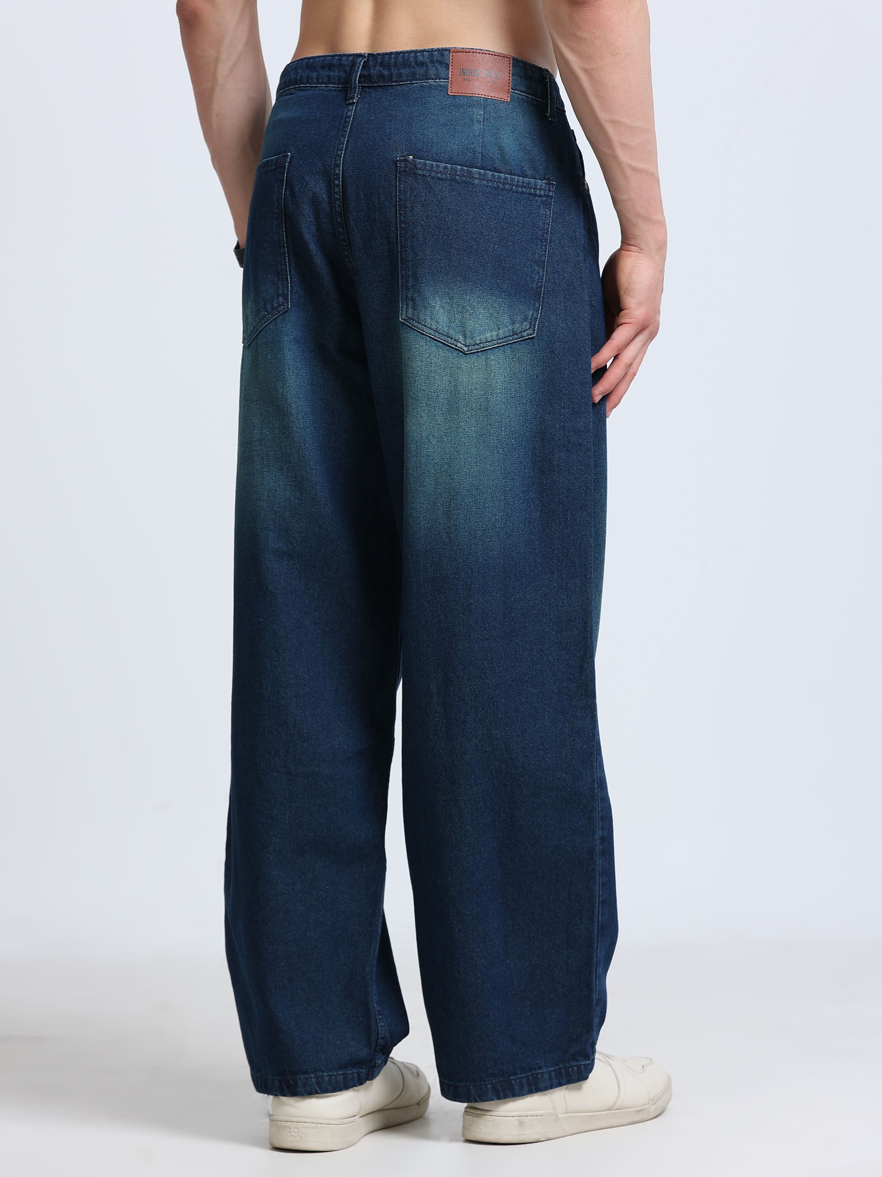 INDUSPOLO MEN BAGGY FIT DENIM