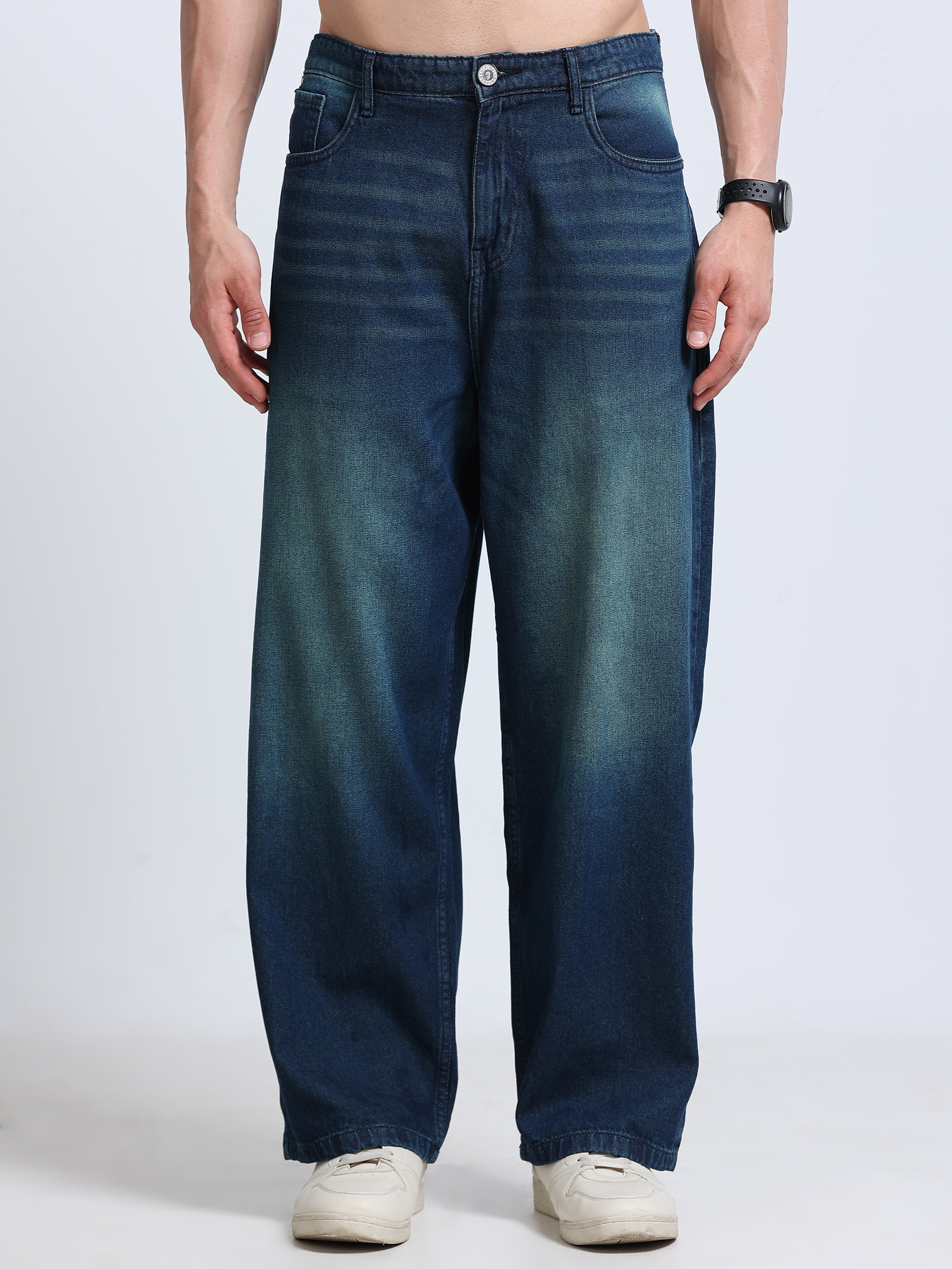 INDUSPOLO MEN BAGGY FIT DENIM