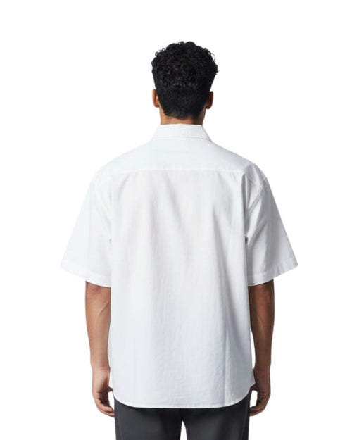 Cuban Collar Half Sleeve Shirt
