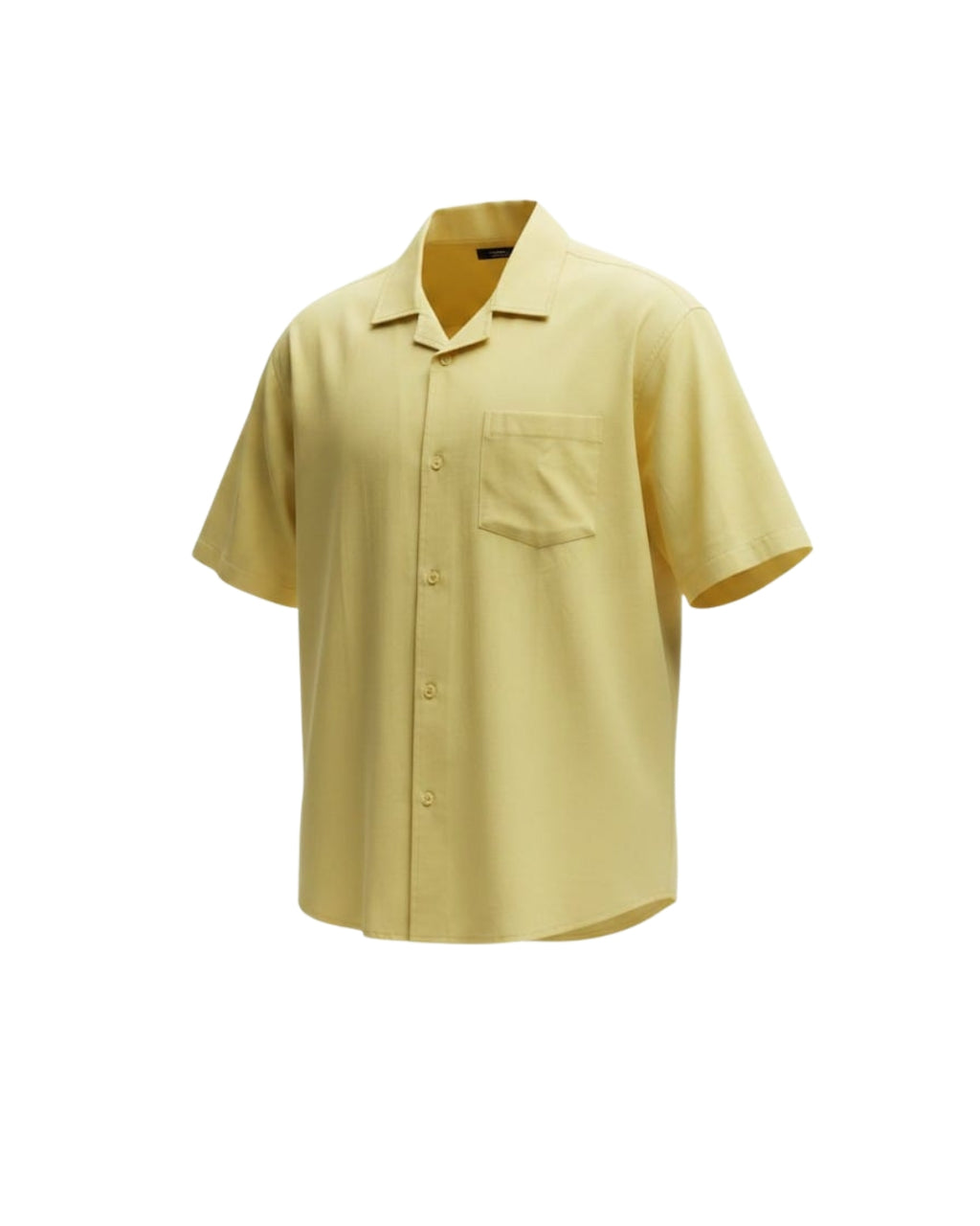 Cuban Collar Half Sleeve Shirt