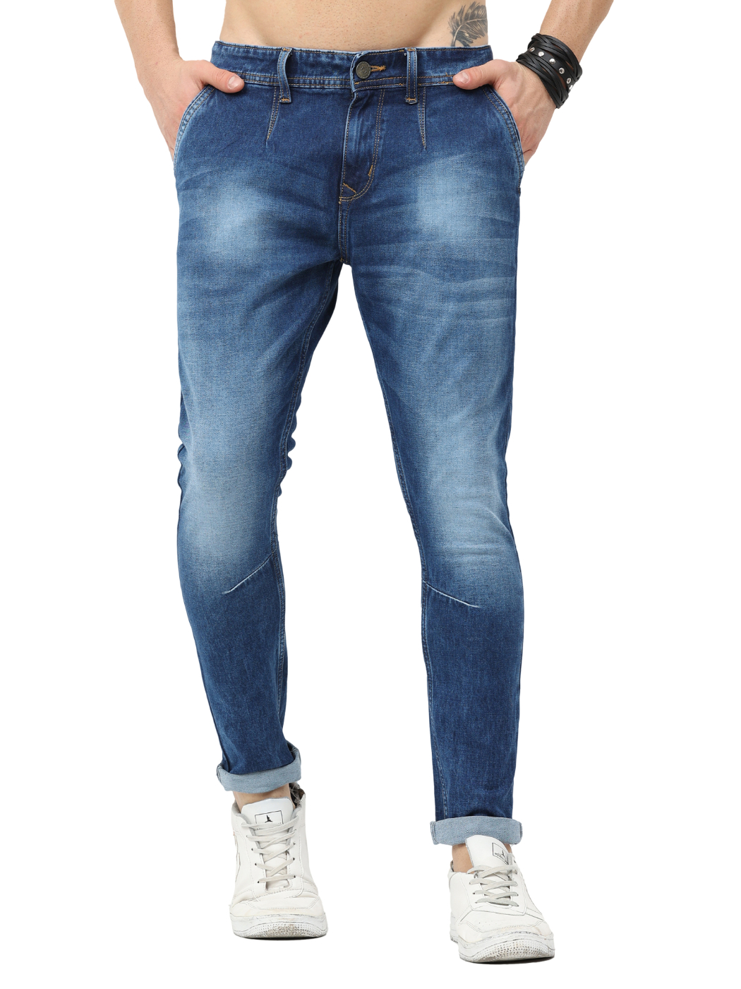 Denim Slim Fit Jeans For Men Heavy Stretchable Jeans Blue Pant, Blue  Colour, 30 Size -
